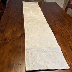 Beige Table Runner